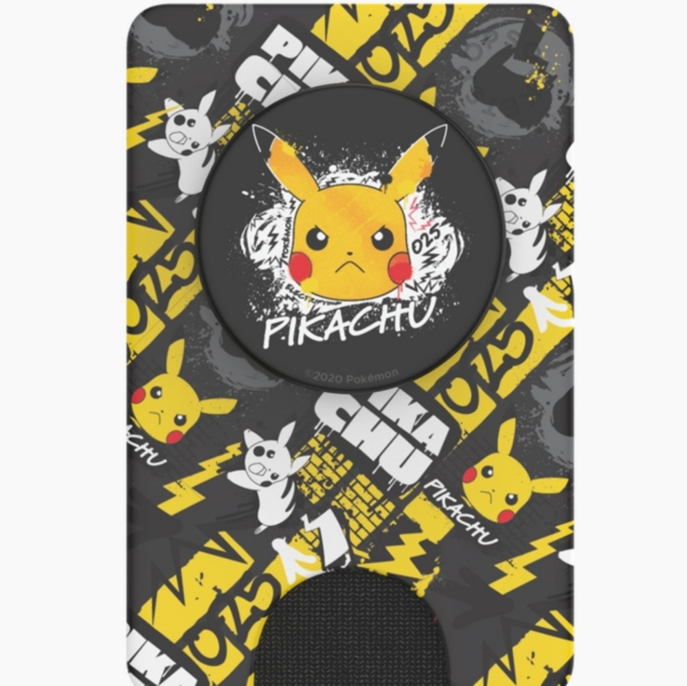*SOLD ON MERCARI*+ PIKACHU GRAFFITI PopSocket PopWallet